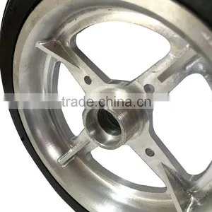 Rubber Wheel Aluminum Wheel With Ball Bearing /Metal Wheels/aluminum Rim Wheel thumbnail-2
