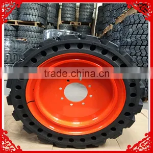 Factory Price and High Quality 445/65-22.5 FB445/65-24 Solid Rubber Tires for Lawnmower From China thumbnail-5
