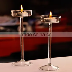 2016 Hot Sale New Design Luxury CE Glass Candle Holder Goblets thumbnail-1