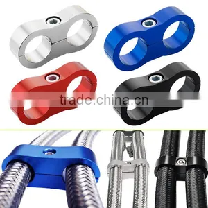 AN -8 AN8 15.4MM Braided Hose Separator Clamp Fitting Adapter Bracket thumbnail-4