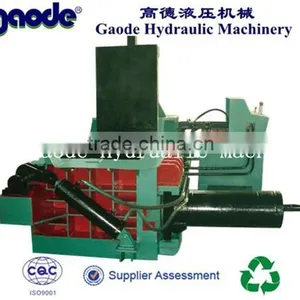 Manual Valve Control Small Hydraulic Scrap Steel Metal Baler thumbnail-2