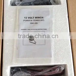 Convenient Protable DC 12V/24V Electric Winch 3500lb thumbnail-6