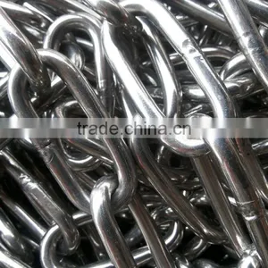 Good Quality Din763 Standard Welded Long Link Chain Made in China thumbnail-1