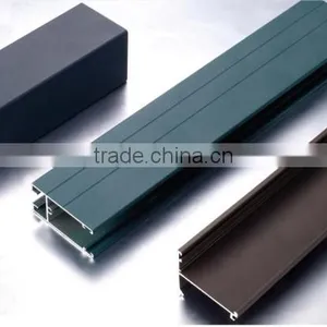 Powder Coated Aluminum Sliding Door Profile ,parts for Sliding Doors thumbnail-1
