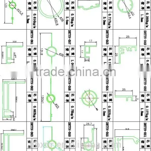2014 Hot Order ! Anodized Aluminium Profile for Solar Frame by Drawings and Fixed Fitting With Mill Finished Aluminium Corner thumbnail-1