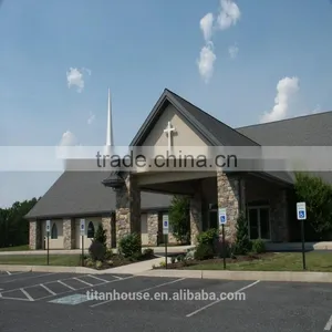 High Quality Light Steel Prefabricated Church Building thumbnail-2