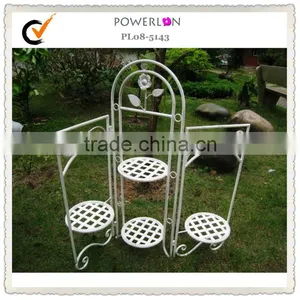 Powerlon Wrought Iron Metal Flower Pot Stand thumbnail-3