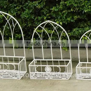 Metal Wall Mounted Flower Plant Pot Holder Brackets thumbnail-1