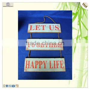 Custom Design Popular Hanging String Mdf Material Door Plate thumbnail-4