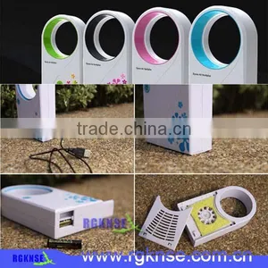RGKNSE New Portable USB Mini Bladeless Fan Refrigeration Desktop No Leaf Cooling Fans Air Conditioner thumbnail-5