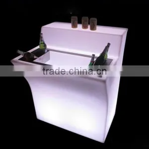 Nightbar Illuminated Led Bar Furniture Small Bar Counter Designs With Ice Bucket thumbnail-1