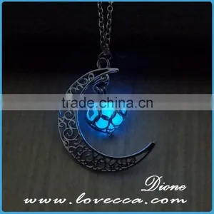 Glowing Necklace New Style Moon Start Pendant Necklace,luminous Necklace thumbnail-4