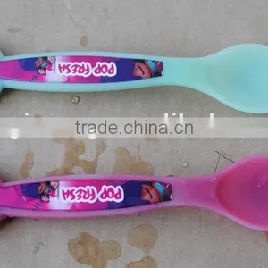 Baby Use Fda Passed Ice Cream Colored Plastic Spoons thumbnail-3