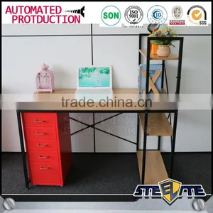 Direct Supplier Simple Korean Bookshelf Desk Desktop Computer Desk thumbnail-2