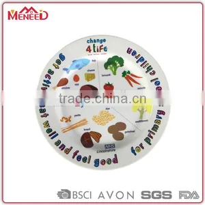Chocolate Printing 100%breakfast Butter Melamine Dish for Promotion thumbnail-2