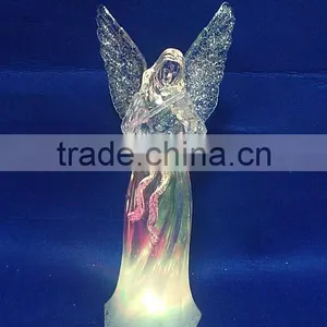 Led Plastic Acrylic New Christmas Angel Figurines Statue for Sale thumbnail-6
