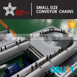 Double Pitch Stainless Steel Roller Chains With Extended Pin Attachments Stainless Steel Chain Conveyor thumbnail-2