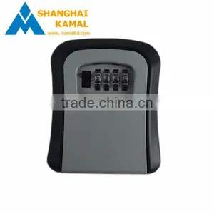 4 Digit Combination Key Safe Security Storage Box Lock Case Wall Mount Organizer thumbnail-2