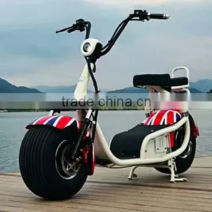 2017 Factory Lastest Self Balance Electric 60V12AH Scooter Citycoco of 1000w thumbnail-3