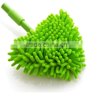 Telescopic Handle Green Triangle Chenille Mop, Microfiber Mop, Microfiber Duster Mop thumbnail-4