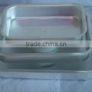LY 3pcs Aluminium Square Baking Tray thumbnail-3