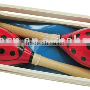 2pcs Maracas,wooden Maracas thumbnail-1