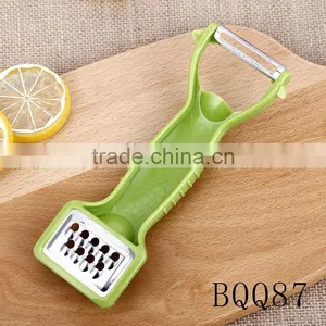 Fashional Style Good Quality PP Material Double Heads Stainless Steel Blade Multifunctional Peeler thumbnail-2