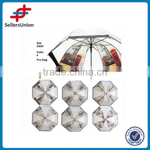 Transparent Pvc Umbrella, Cheap Outdoor City Umbrellas thumbnail-1