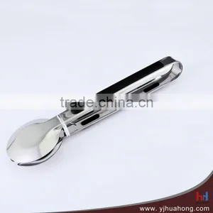 Stainless Steel Food Serving Tongs,Salad Tongs With Skidproof Handle thumbnail-1