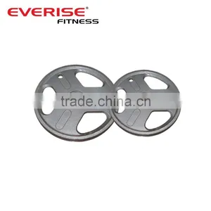 3 Hole Olimpic Bumper Plates / Fitness Weight Barbell Plates / 10kg/20kg Olimpic Weight Plates thumbnail-1