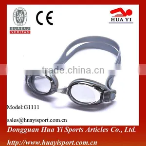 Adjustable Safety Silicone Durable Oem Printed Logo Swimming Goggles thumbnail-5