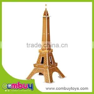 Wholesale Kids Intelligence Toys Diy World Architecture 3d Puzzle thumbnail-1