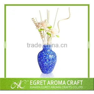 2015 Natural Home Air Freshener Round Shape Glass Reed Diffuser Bottle Scent Air thumbnail-6