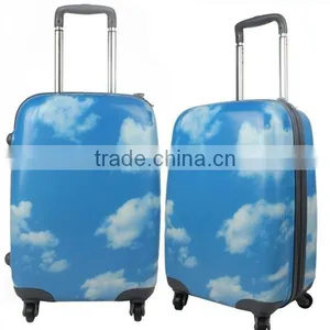 Girls Decent Bright Color Abs Sky Travel Luggage thumbnail-1
