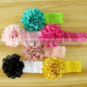 Fabric Flower Headband for Kids Hair Accessories thumbnail-1