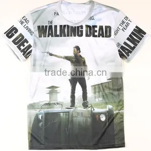 2016 Fashion Hiphop Large Size Printing t Shit Hip Hop t Shirt for Men thumbnail-3