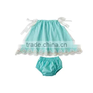 Summer Girl Clothing Set Boutique Baby Girl Lace Outfits Comforable Infant and Toddler Clothing Set thumbnail-3