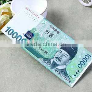 Original Design Durable Funny Banknotes Shaped Wholesale Canvas Wallet thumbnail-2