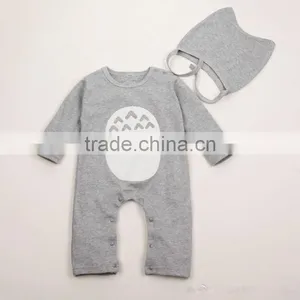 Latest Design Baby Boy Girl Jumpsuit 2016 Wholesale 100% Cotton Newborn Baby Romper Unique Kids Designs Image Baby Romper Set thumbnail-2