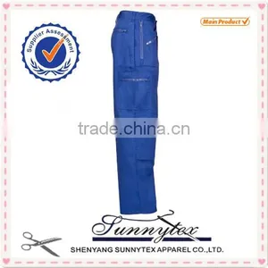 Sunnytex Knee Pad Pockets Blue Cotton Cheap Used Men Work Pants thumbnail-6
