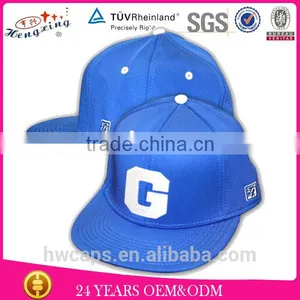 Hot Sale Korean Custom 3D Embroidery Logo Baseball Cap Closed Back thumbnail-1