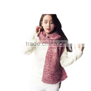 Winter Latest Fashion Elegant Wear Korean Style Special Blending Knit Men and Women New Scarf Made in China thumbnail-1
