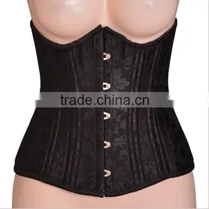 Walson Women Lace Up Boned Underbust Corset Bustier Waist Cincher Bodyshaper thumbnail-2
