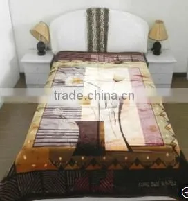 Wholesale 100% Polyester Raschel Mink Blanket thumbnail-2