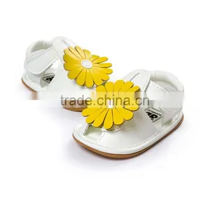 Sum Flower Cute Baby Shoes, Soft Feel High Quality PU Leather Baby Sandals thumbnail-2