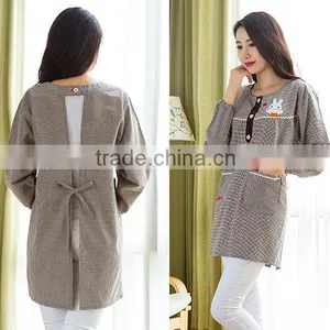 Long - Sleeved Adult Gowns Overalls Apron Waterproof Apron Custom Advertising Promotions thumbnail-3
