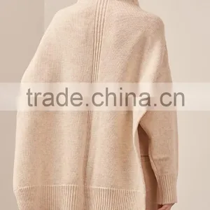 Hot Sale Cotton Wool Sweater Designs For Girl Knitted Pullover thumbnail-4