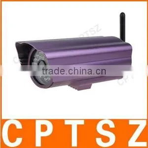 Waterproof MJPEG 300K-Pixel CMOS Sensor Wireless Infrared Night Vision IP Camera thumbnail-1
