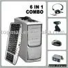 Combo 6 in 1, Handle Case, Keyboard, Mouse, Webcam and Headphone thumbnail-1
