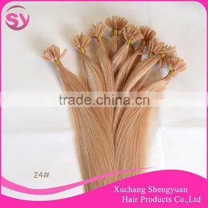 Factory Price Ombre u Tip Hair Extension, Prebonded U Tip Hair, Keratin U Tip Hair Extension thumbnail-3